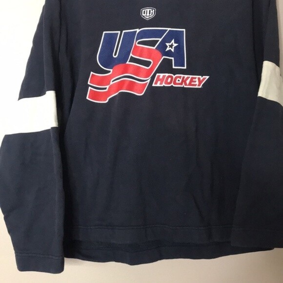 USA hockey lace up pullover sweater ladies size XL - Picture 3 of 11
